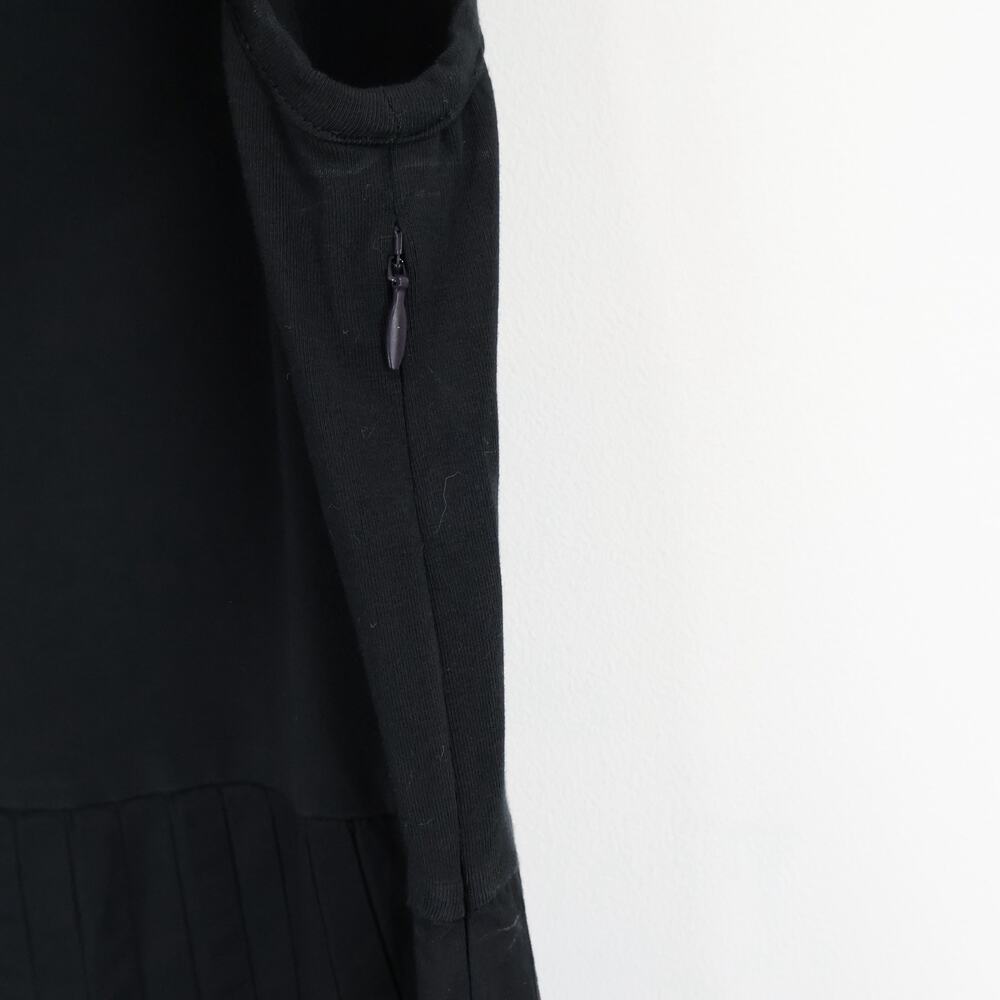 J.Crew Pintuck Mixy Midi Dress Black Size Medium NWOT - Picture 5 of 8